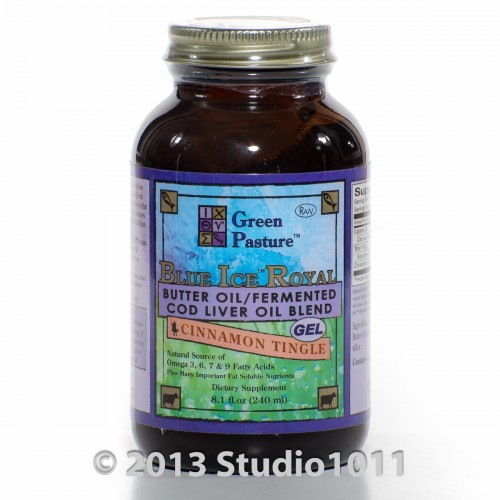 Blue Ice Royal Butter Oil, Fermented Cod Liver Oil Blend - gel (Cinnamon)